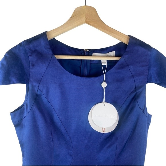 Finders Keepers Blue Back Cutout Mini Dress Size Large NWT - Picture 4 of 7